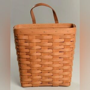 LONGABERGER Tall Key Basket with plastic insert
